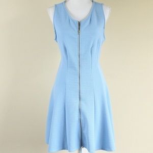 NWT Venus Pale Blue Zip Front Dress sz Med